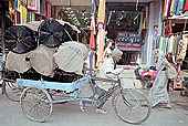 Varanasi - the old city is a cramped labyrinth crowded by pilgrims and street sellers 